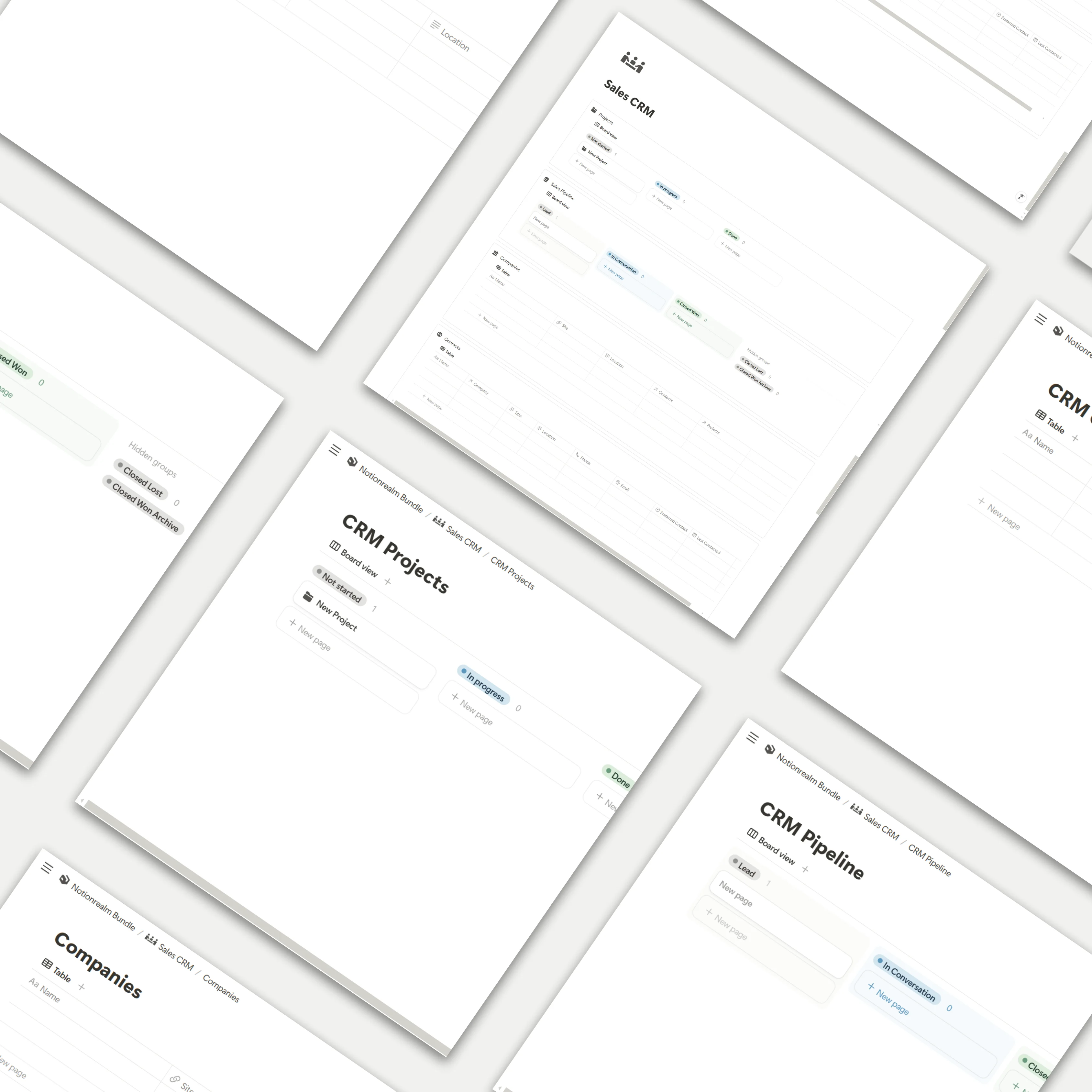 Sales CRM Template